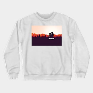 WayHaught Forest Sunset Silhouette - Wynonna Earp Crewneck Sweatshirt